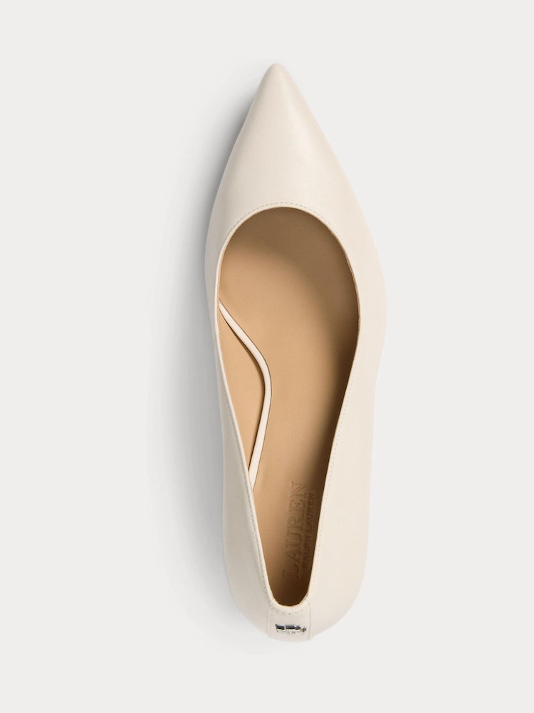 Lauren Ralph Lauren Lanette Leather Court Heels - Image 4 of 4