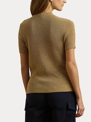 Lauren Ralph Lauren Eyelah Short Sleeve Knit Jumper - Image 5 of 8