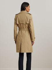 Lauren Ralph Lauren Curve Double-Breasted Cotton-Blend Trench Coat - Image 2 of 9