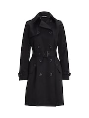 Lauren Ralph Lauren Double-Breasted Cotton-Blend Trench Coat - Image 10 of 10