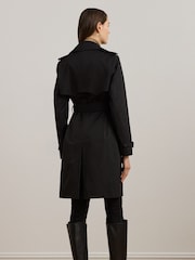 Lauren Ralph Lauren Double-Breasted Cotton-Blend Trench Coat - Image 2 of 10