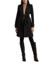 Lauren Ralph Lauren Double-Breasted Cotton-Blend Trench Coat - Image 3 of 10