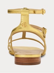 Lauren Ralph Lauren Everley Gladiator Style Leather Sandals - Image 3 of 4