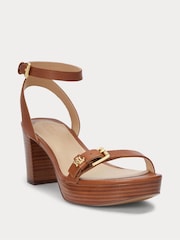 Maro - Sandale din piele cu toc și platformă Lauren Ralph Lauren Melissah - Imaginea 2 din 4
