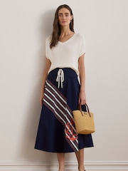 Lauren Ralph Lauren Emari Short Sleeve Knit Jumper - Image 3 of 8