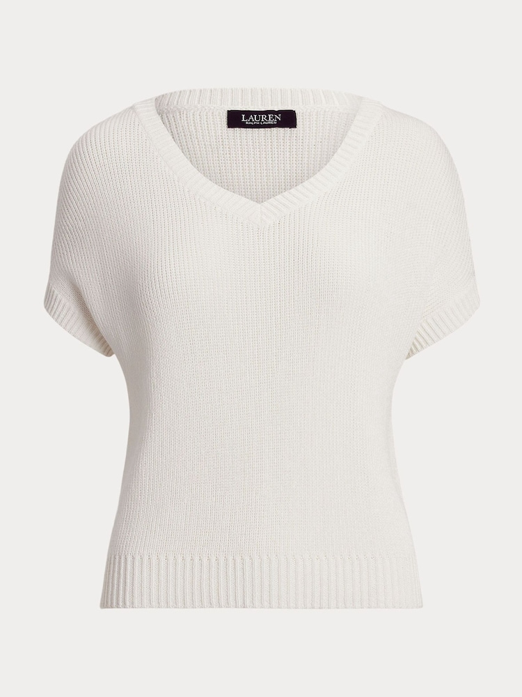 Lauren Ralph Lauren Emari Short Sleeve Knit Jumper - Image 8 of 8
