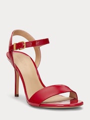 Lauren Ralph Lauren Gwen Nappa Leather Strap Heels - Image 2 of 4