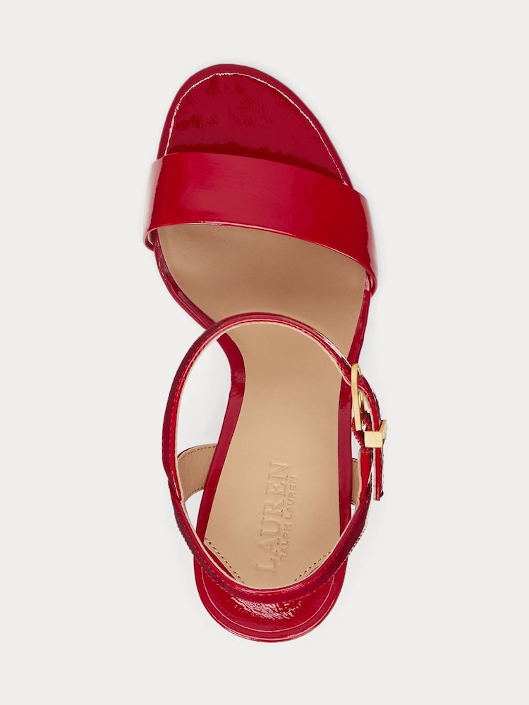 Lauren Ralph Lauren Gwen Nappa Leather Strap Heels - Image 3 of 4