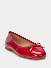 Lauren Ralph Lauren Jayna Soft Nappa Leather Ballet lahki športni copati - Slika 2 iz 4