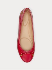 Lauren Ralph Lauren Jayna Soft Nappa Leather Ballet lahki športni copati - Slika 3 iz 4