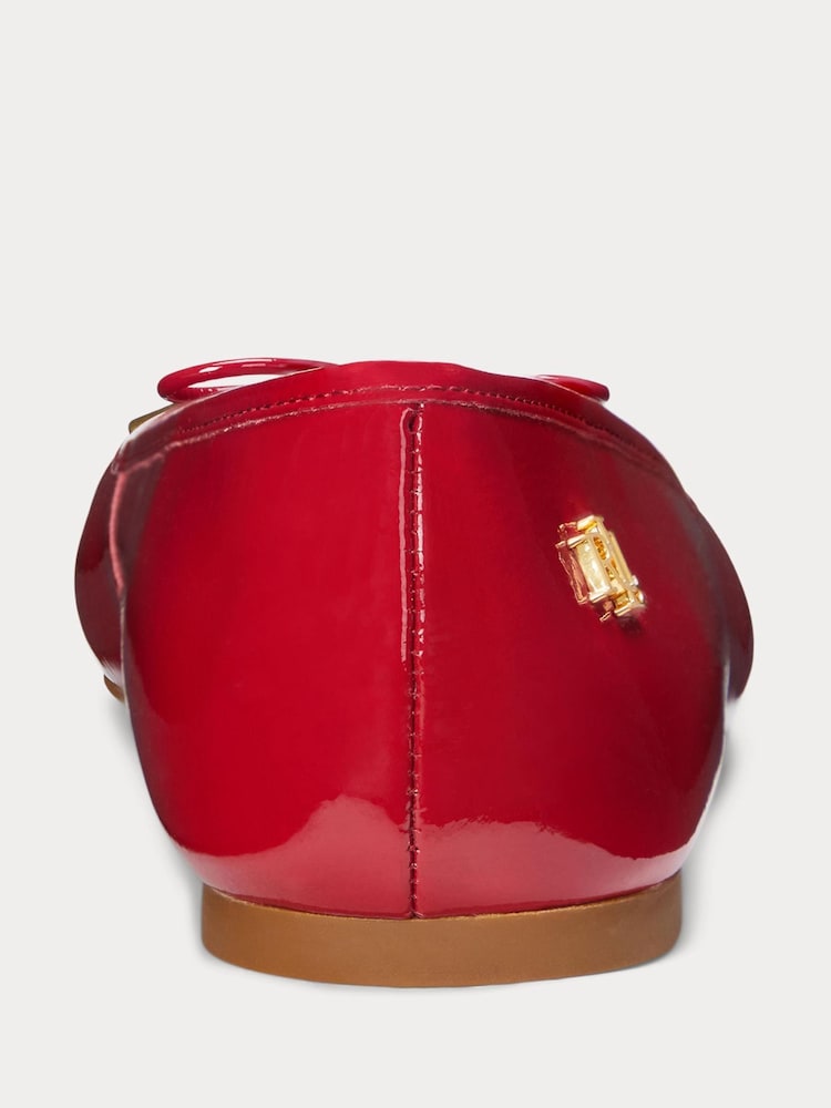 Lauren Ralph Lauren Jayna Soft Nappa Leather Ballet lahki športni copati - Slika 4 iz 4 Lauren Ralph Lauren Jayna Soft Nappa Leather Ballet lahki športni copati - Slika 4 iz 4