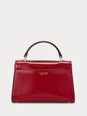 Lauren Ralph Lauren Farrah Top Handle Patent Leather Satchel Bag - Image 2 of 8