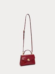 Lauren Ralph Lauren Farrah Top Handle Patent Leather Satchel Bag - Image 3 of 8