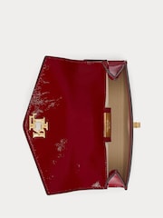Lauren Ralph Lauren Farrah Top Handle Patent Leather Satchel Bag - Image 5 of 8