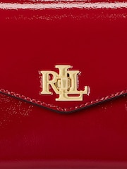Lauren Ralph Lauren Farrah Top Handle Patent Leather Satchel Bag - Image 6 of 8