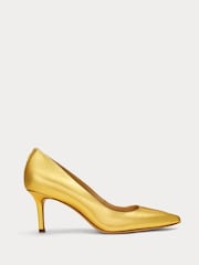Lauren Ralph Lauren Lanette Leather Court Heels - Image 1 of 4