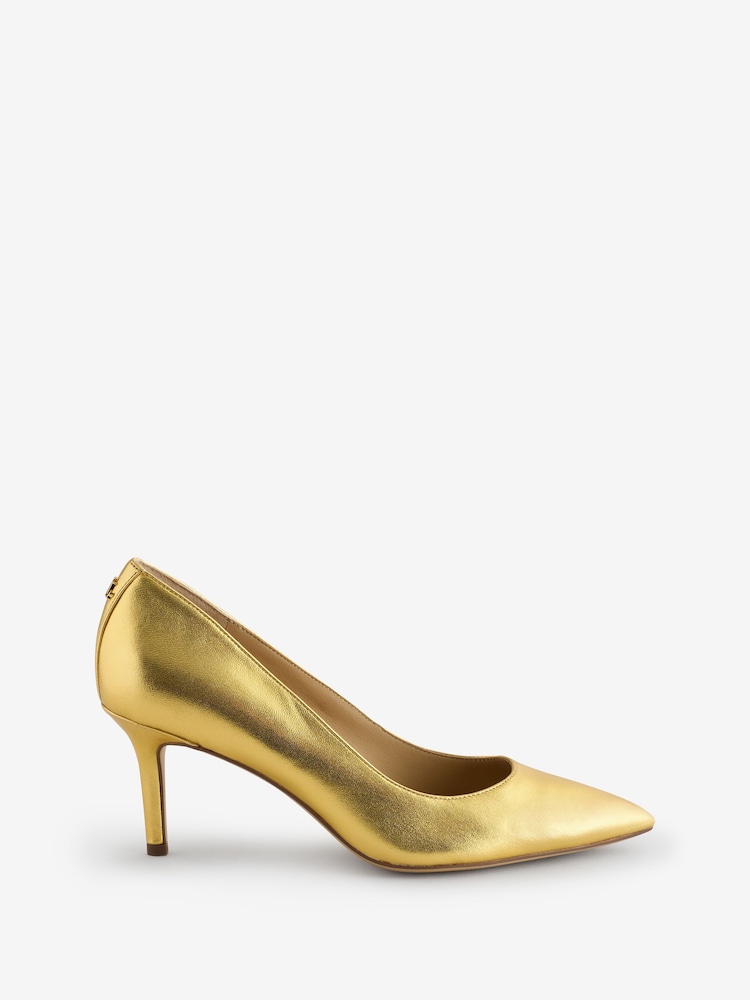 Lauren Ralph Lauren Lanette Leather Court Heels - Image 1 of 4