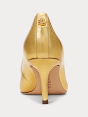 Lauren Ralph Lauren Lanette Leather Court Heels - Image 2 of 4