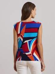 Lauren Ralph Lauren Priyanne Sleeveless Cowl Neck Top - Image 2 of 9