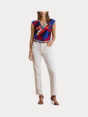 Lauren Ralph Lauren Priyanne Sleeveless Cowl Neck Top - Image 4 of 9