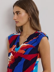 Lauren Ralph Lauren Priyanne Sleeveless Cowl Neck Top - Image 6 of 9