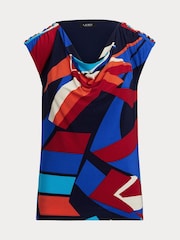 Lauren Ralph Lauren Priyanne Sleeveless Cowl Neck Top - Image 7 of 9