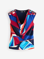 Lauren Ralph Lauren Priyanne Sleeveless Cowl Neck Top - Image 8 of 9