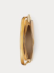 Lauren Ralph Lauren Danni Crosshatch Leather Shoulder Bag - Image 3 of 6
