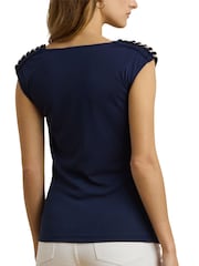 Lauren Ralph Lauren – ärmelloses Top „Priyanne“ mit Wasserfallausschnitt - Bild 5 von 8