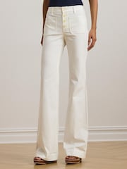 Lauren Ralph Lauren Cashine Wide Leg Trousers - Image 1 of 5