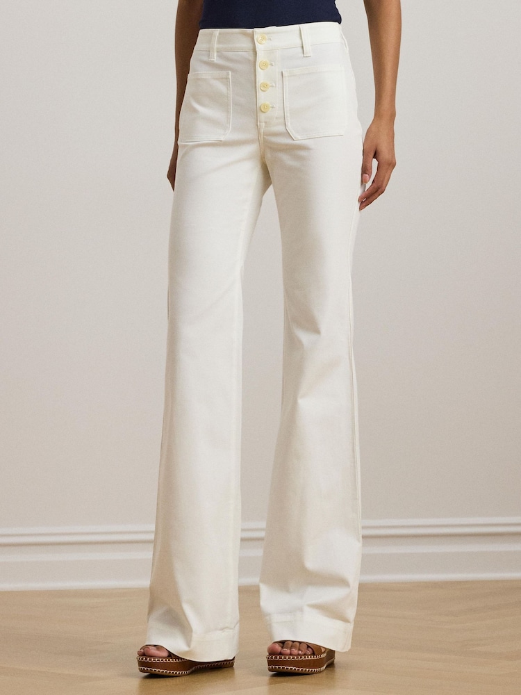 Lauren Ralph Lauren Cashine Wide Leg Trousers - Image 1 of 5