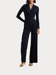 Lauren Ralph Lauren Isanah V-Neck Wide Leg Jumpsuit - Imagen 2 de 7