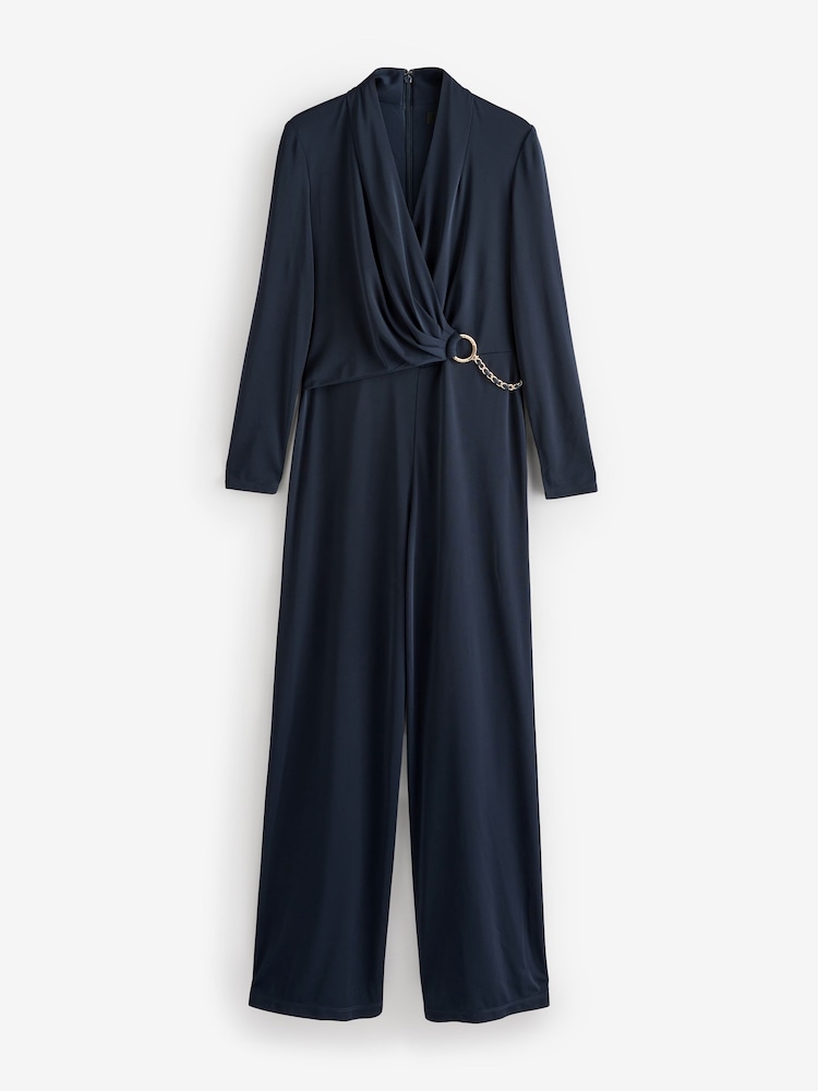 Lauren Ralph Lauren Isanah V-Neck Wide Leg Jumpsuit - Imagen 7 de 7