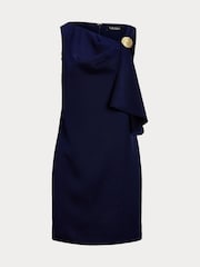 Lauren Ralph Lauren Bagresh Ruffle Bow Cocktail Mini Dress - Изображение 8 из 8