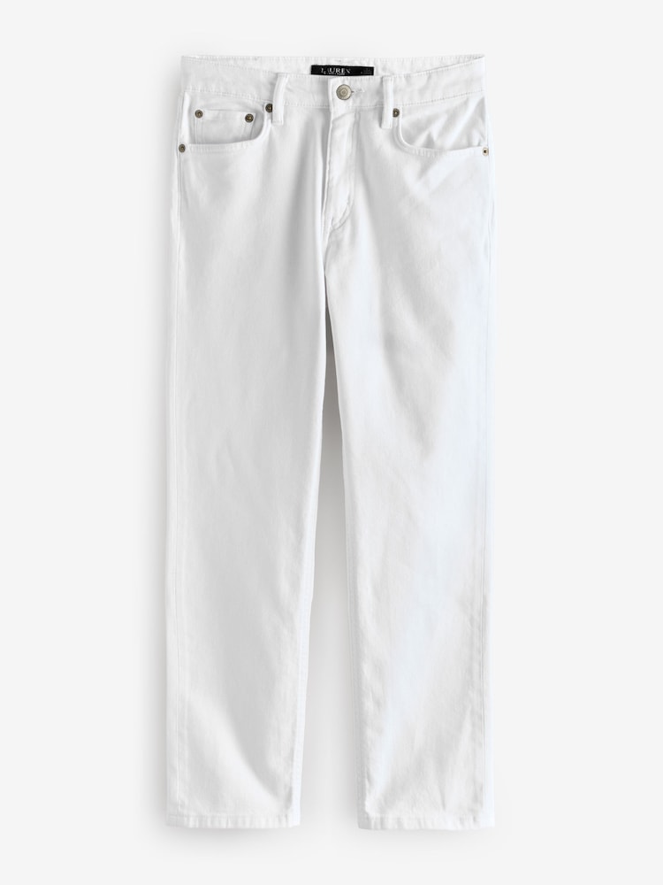 Lauren Ralph Lauren High-Rise Straight Ankle Jeans - Image 6 of 6