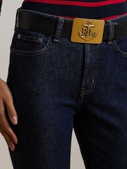 Lauren Ralph Lauren High-Rise Straight Ankle Jeans - Image 5 of 6