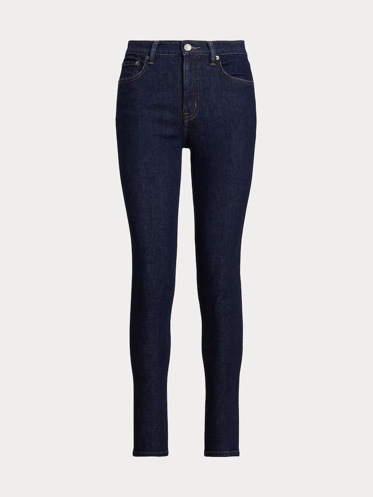 Lauren Ralph Lauren High-Rise Straight Ankle Jeans - Image 6 of 6