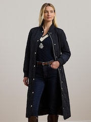 Lauren Ralph Lauren Onion-Quilted Long Jacket - Image 3 of 6