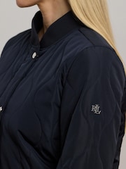 Lauren Ralph Lauren Onion-Quilted Long Jacket - Image 4 of 6
