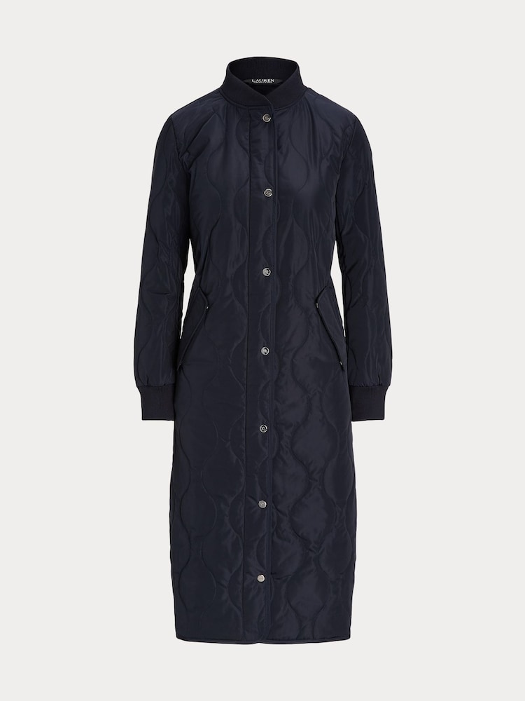 Lauren Ralph Lauren Onion-Quilted Long Jacket - Image 6 of 6
