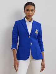 Lauren Ralph Lauren Anfisa Crest Logo Blazer Jacket - Image 1 of 6