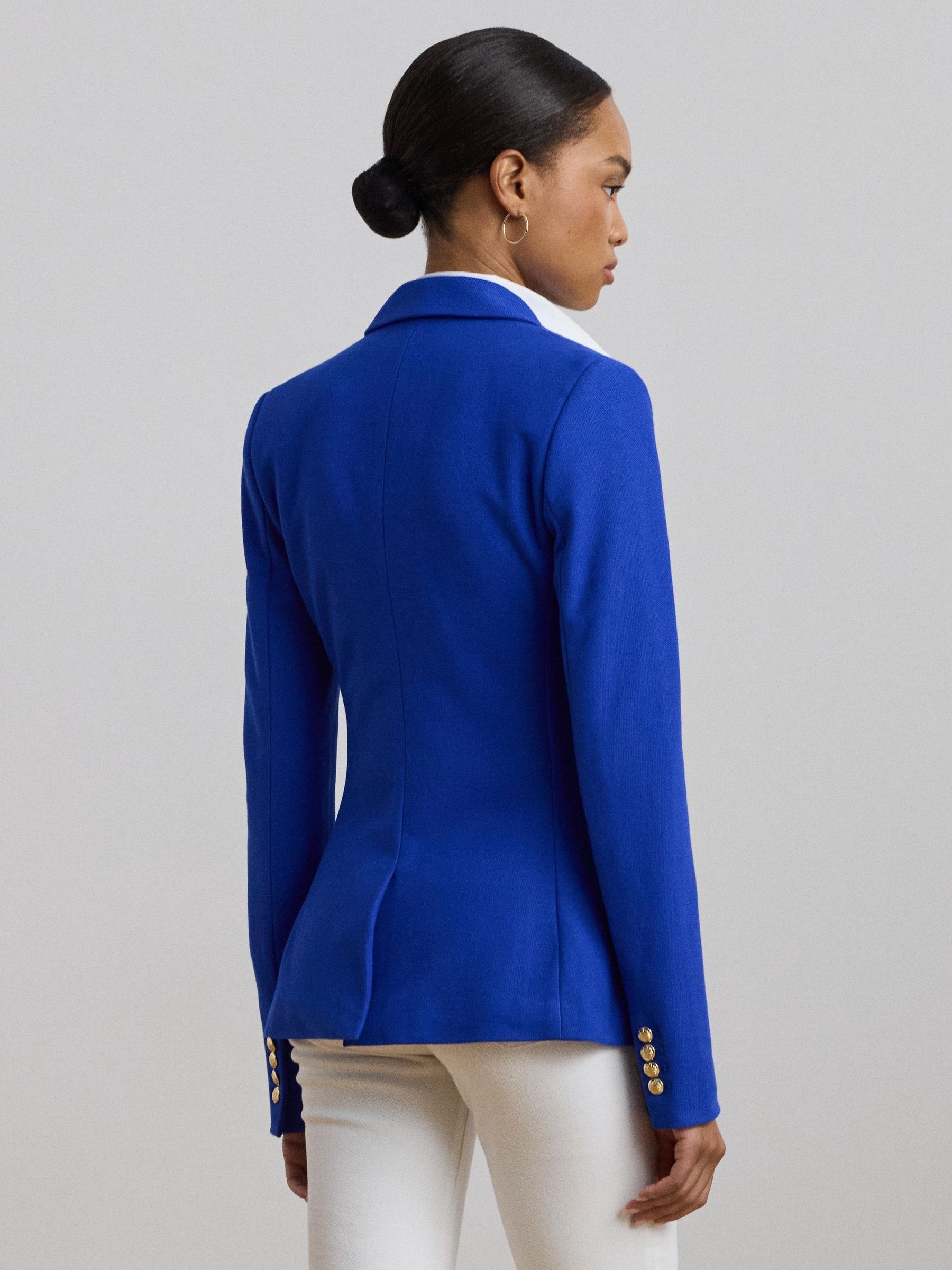 Buy Lauren Ralph Lauren Blue Crest Logo Blazer Jacket from Next USA