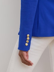 Lauren Ralph Lauren Anfisa Crest Logo Blazer Jacket - Image 5 of 6