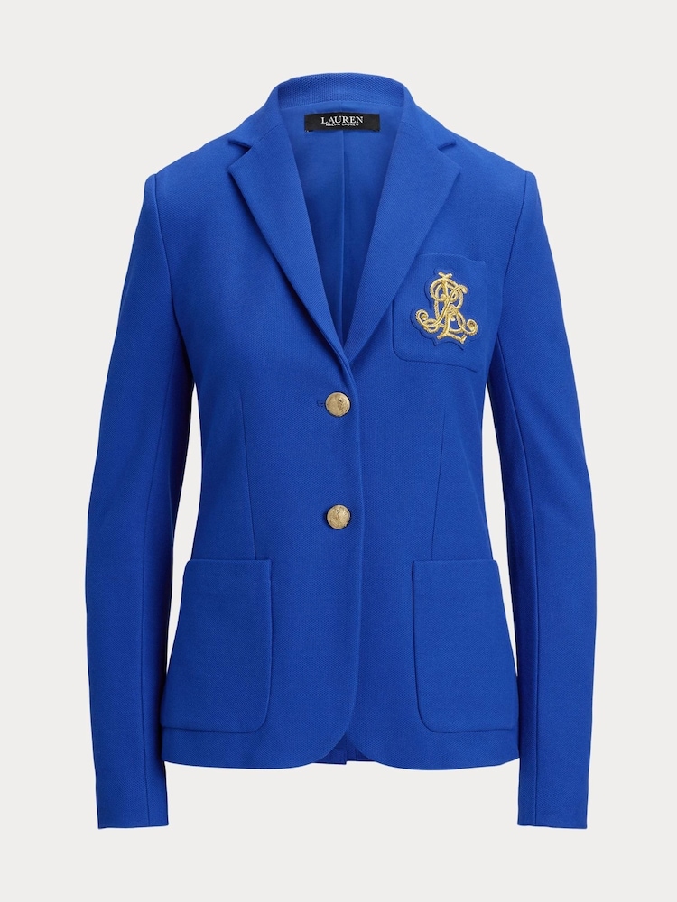 Lauren Ralph Lauren Anfisa Crest Logo Blazer Jacket - Image 6 of 6