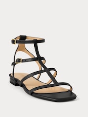 Lauren Ralph Lauren Everley Gladiator Style Leather Sandals - Image 1 of 4