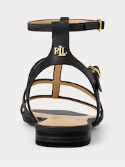 Lauren Ralph Lauren Everley Gladiator Style Leather Sandals - Image 3 of 4