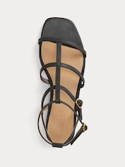 Lauren Ralph Lauren Everley Gladiator Style Leather Sandals - Image 4 of 4