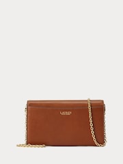 Lauren Ralph Lauren Adair Leather Chain Crossbody Clutch Bag - Image 3 of 5