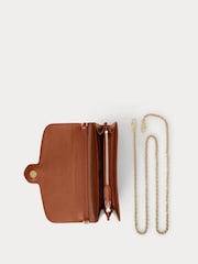 Lauren Ralph Lauren Adair Leather Chain Crossbody Clutch Bag - Image 4 of 5
