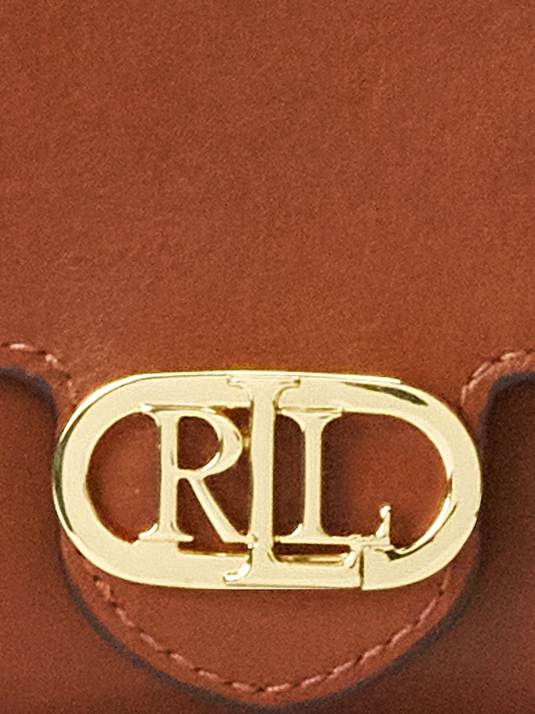 Lauren Ralph Lauren Adair Leather Chain Crossbody Clutch Bag - Image 5 of 5